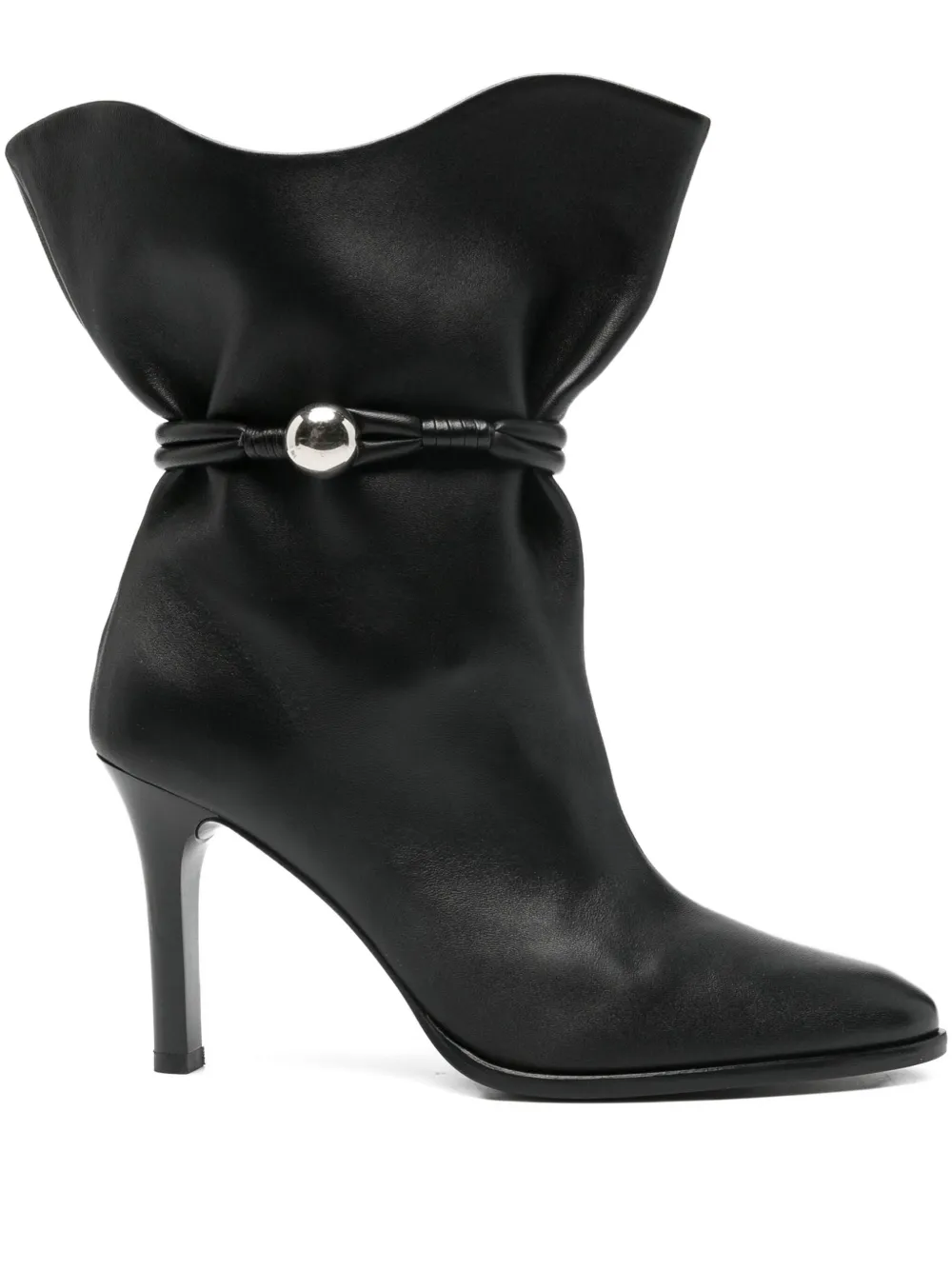 Ботильоны из кожи ISABEL MARANT, черный