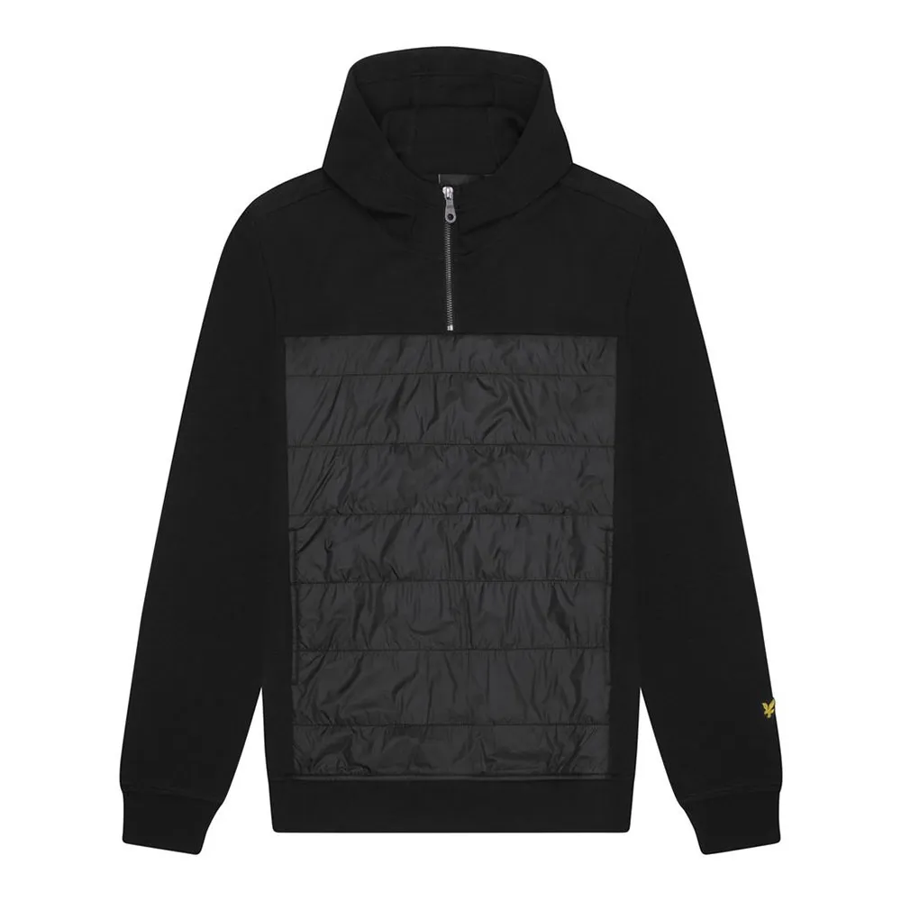 

Худи Lyle & Scott Hybrid Panelled, черный