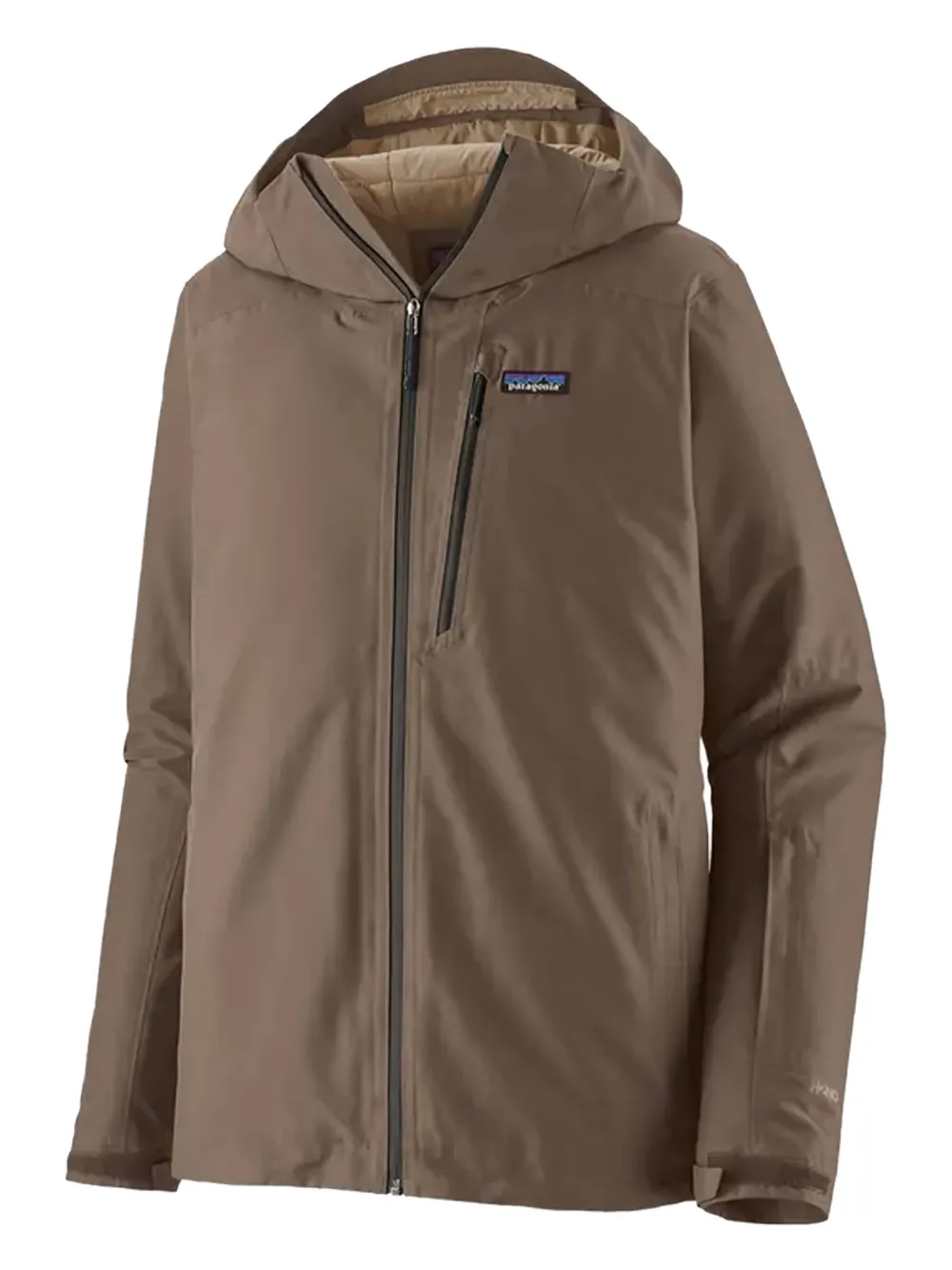 

Утепленная лыжная куртка Powder Town Patagonia, коричневый