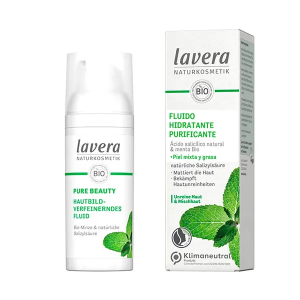 

Крем с натуральной салициловой кислотой Fluido Hidratante Purificante Lavera, 50 ml