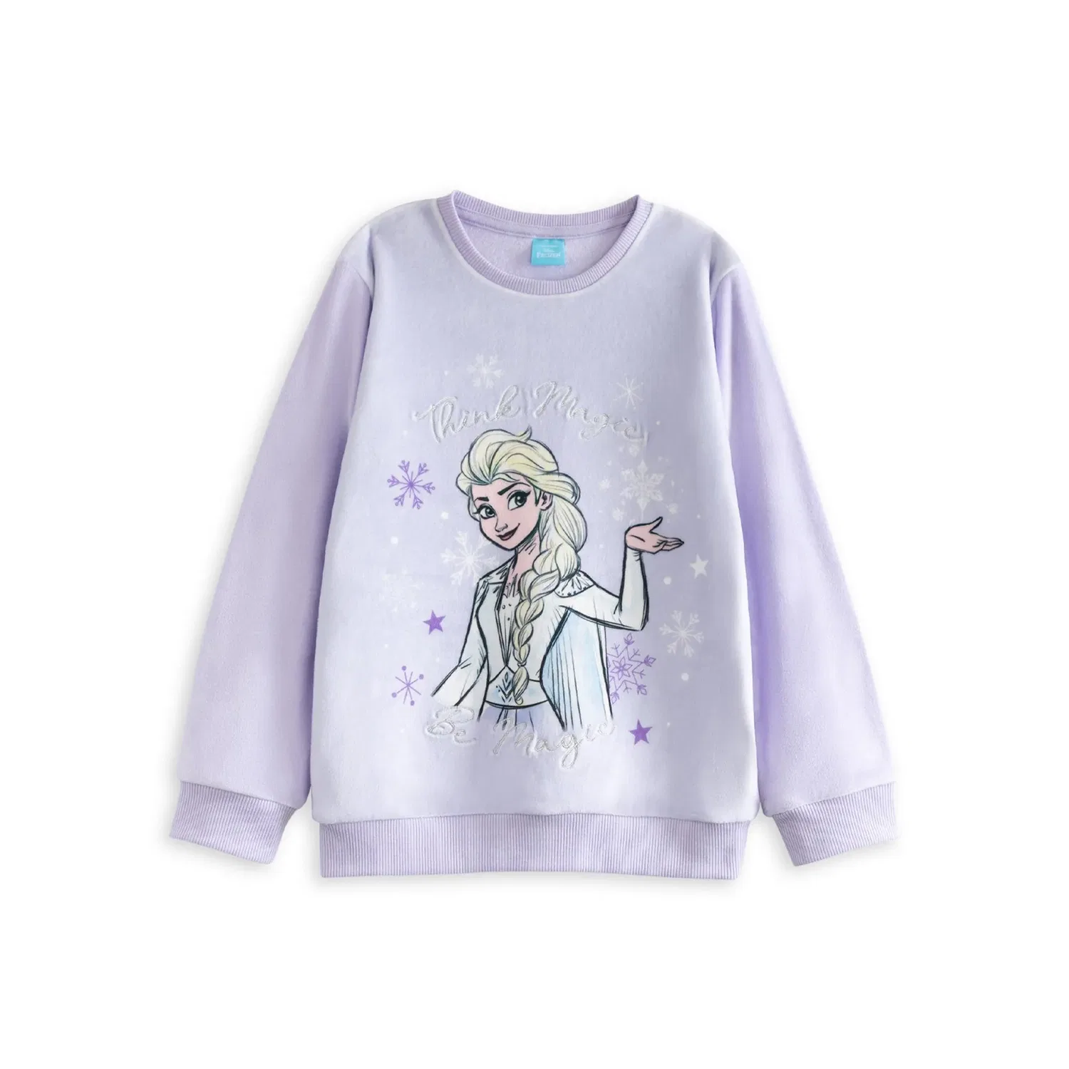 Пижама длинная Disney Frozen с принтом Эльзы, фиолетовый — фото 3