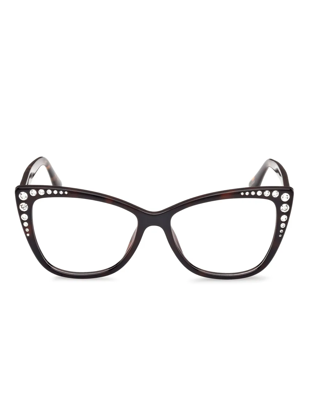 

Очки в геометричной оправе Guess, коричневый