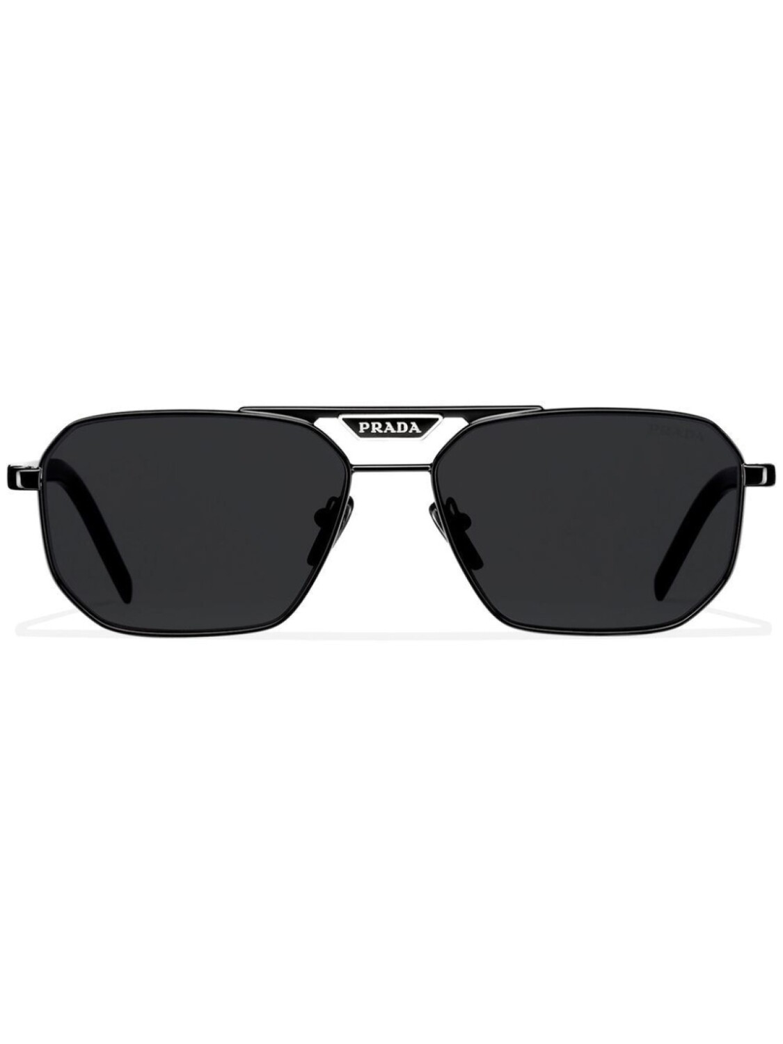 

Prada Eyewear солнцезащитные очки-пилоты Symbole, черный