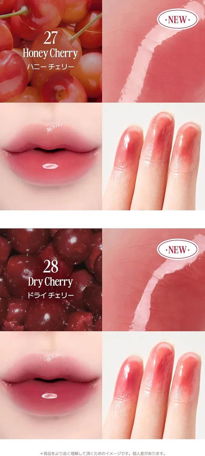 Тинт для губ CLIO Crystal Glam Tint 3.4g 28 DRY CHERRY — фото 3