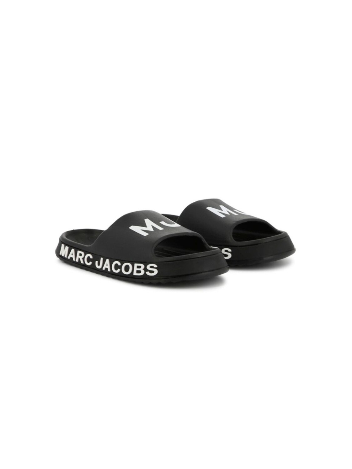 

Marc Jacobs Kids шлепанцы с логотипом, черный