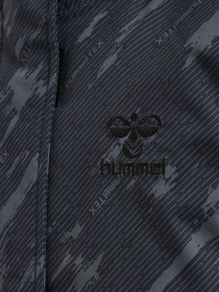 Hummel Детская куртка Hmlurban на молнии с отверстиями для больших пальцев, цвет BLACK IRIS — фото 3