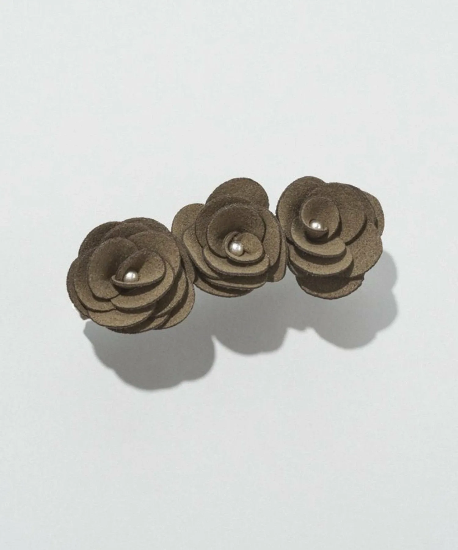 Золотистая/Цветочная заколка для волос 6250901 Goldy, BRN — фото 4