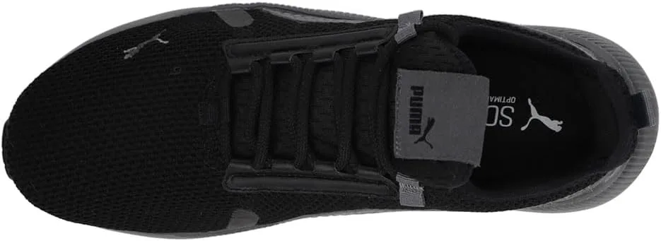 Мужские кроссовки PUMA Pacer Future Street Knit с широкими шнурками для повседневной носки - черные, черный — фото 4