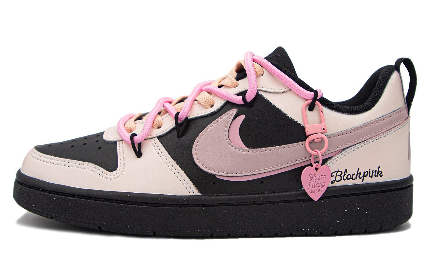 

Женские кроссовки для скейтбординга Nike Court Borough Low, Black/Pink