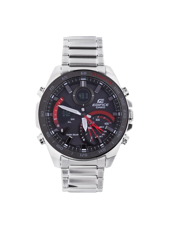

Часы Casio Edifice Silver со стальным корпусом, солнечной батареей и хронографом