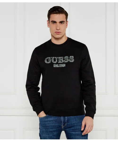 

Толстовка Slim fit Guess Jeans, черный