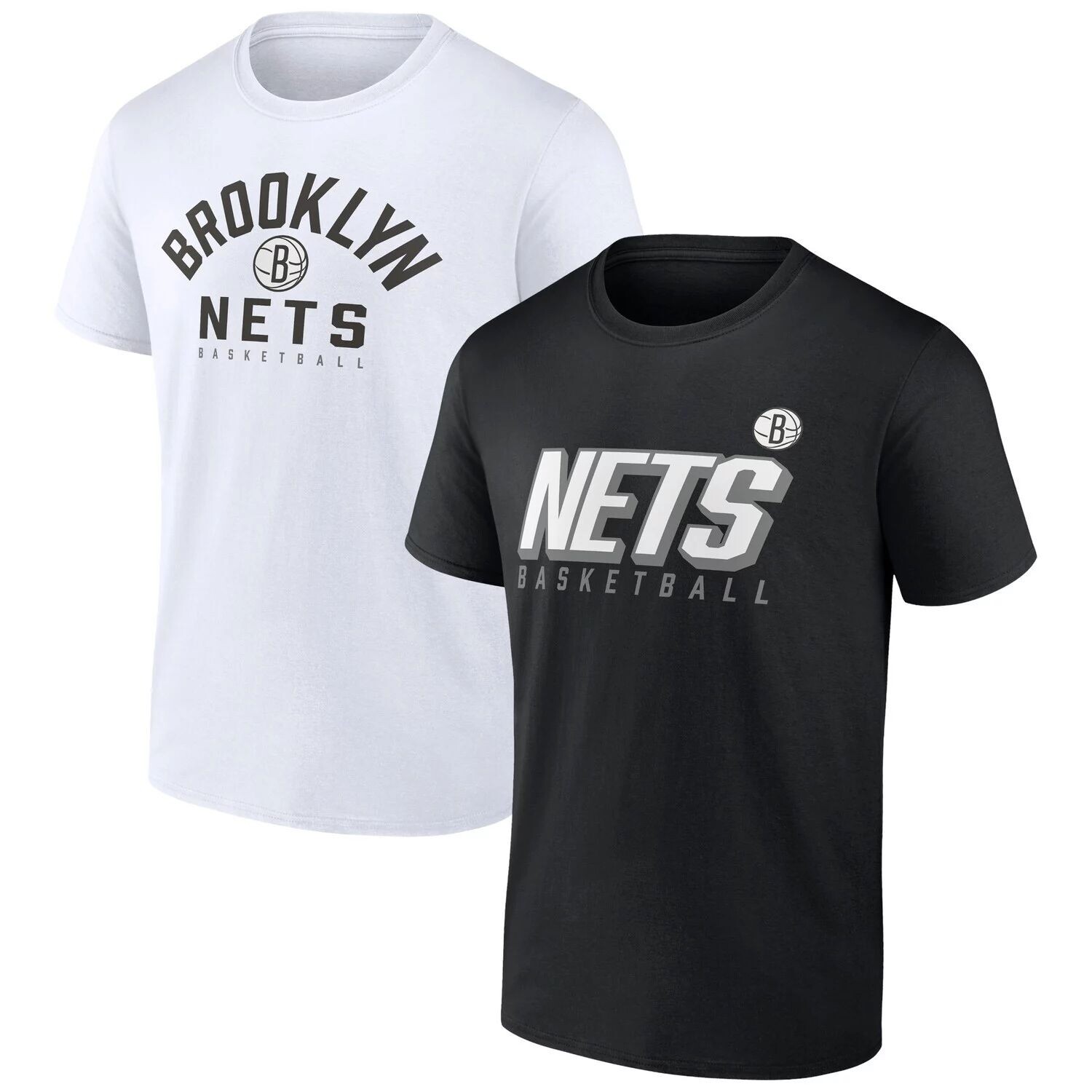 

Мужской комплект футболок черного/белого цвета с логотипом Brooklyn Nets Player Pack Fanatics, Черный, Мужской комплект футболок черного/белого цвета с логотипом Brooklyn Nets Player Pack Fanatics