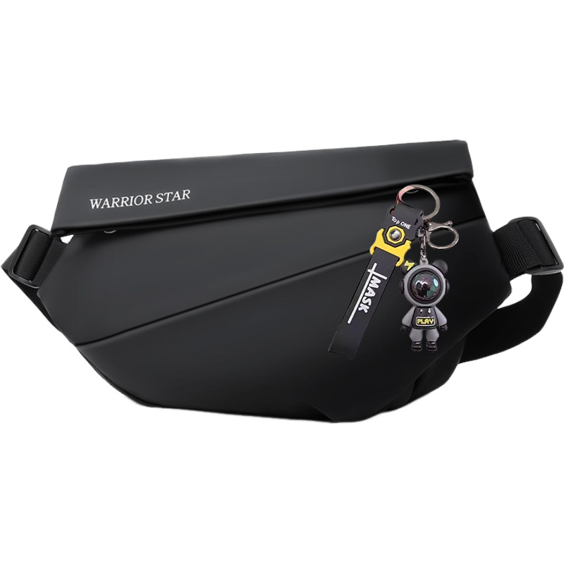 

WARRIOR Полиэстеровая сумка через плечо, слинг-бэг Regular Unisex Night Shadow Black