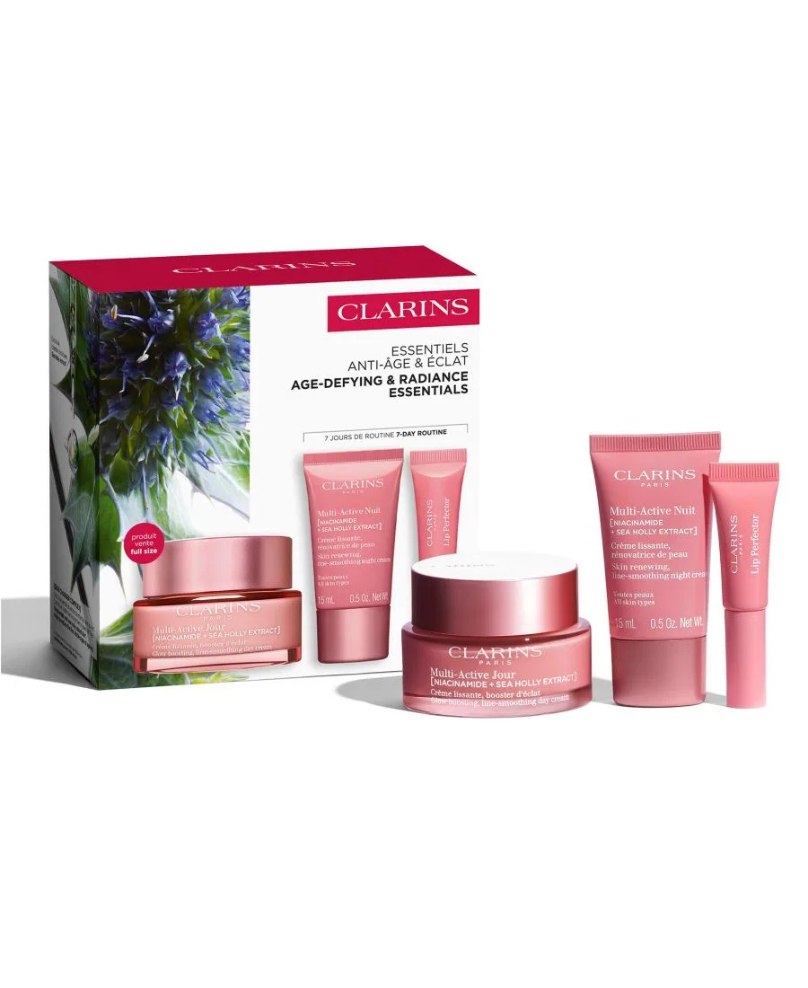 Clarins Стартовый набор для ухода за кожей из 3 предметов с многофункциональными компонентами