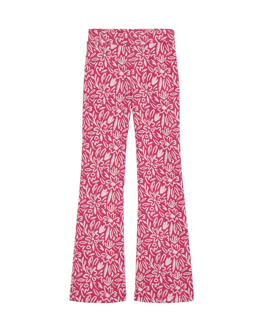 

Расклешенные брюки WE Fashion, цвет Dark pink