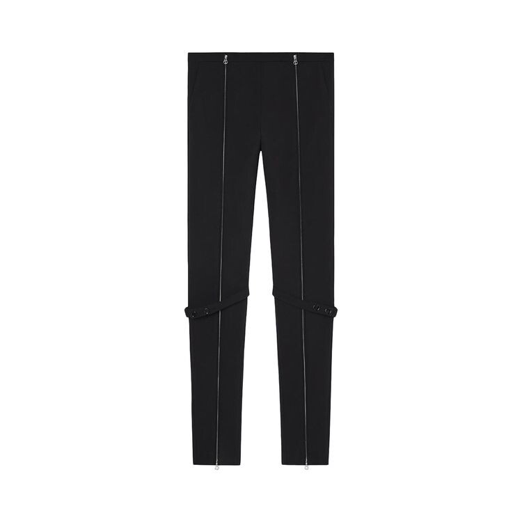 

Брюки Courrèges Zipped Stretch Wool Pants Black, черный
