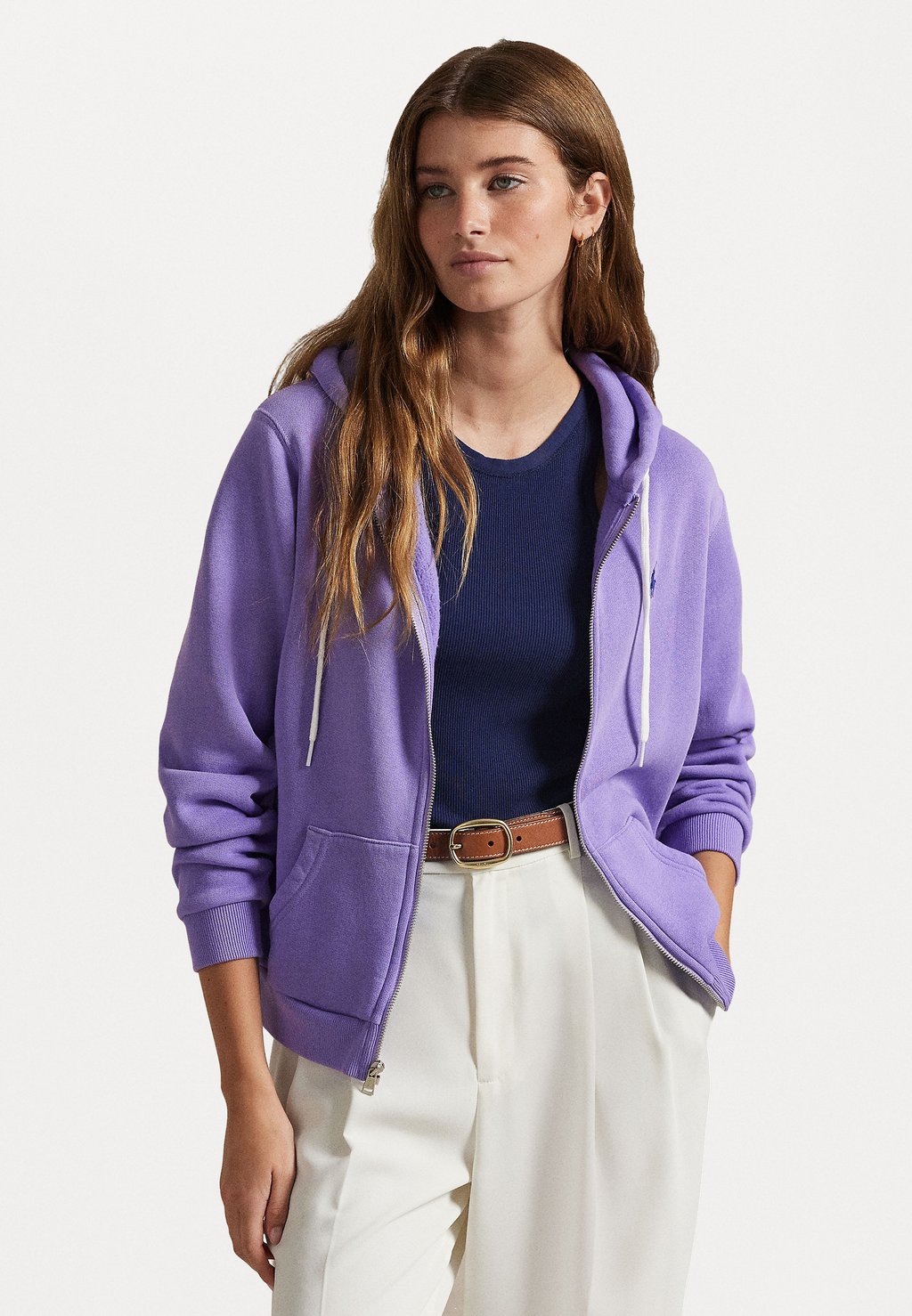

Толстовка на молнии FLEECE FULL ZIP HOODIE Polo Ralph Lauren, сиреневый