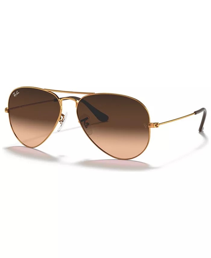 

Унисекс солнцезащитные очки, RB3025 AVIATOR GRADIENT Ray-Ban, золотой
