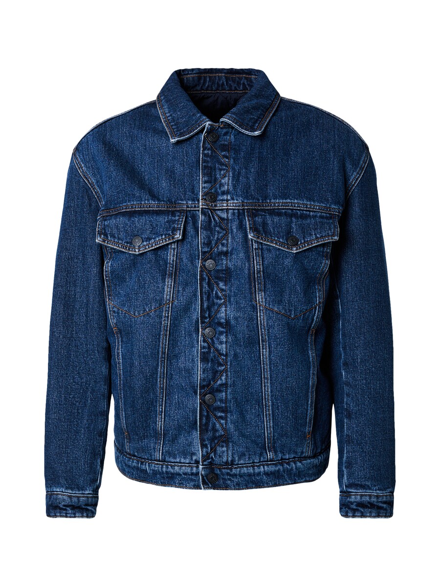 

Джинсовая куртка BOSS Between-Season Jacket LETACO, цвет navy/blue denim