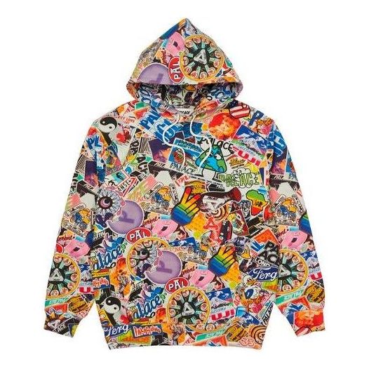 

Толстовка sticker pack hoodie 'multi-color' Palace, мультиколор