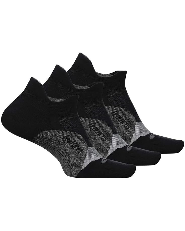 

Носки Feetures Elite Light Cushion No Show Tab 3-Pair Pack, черный