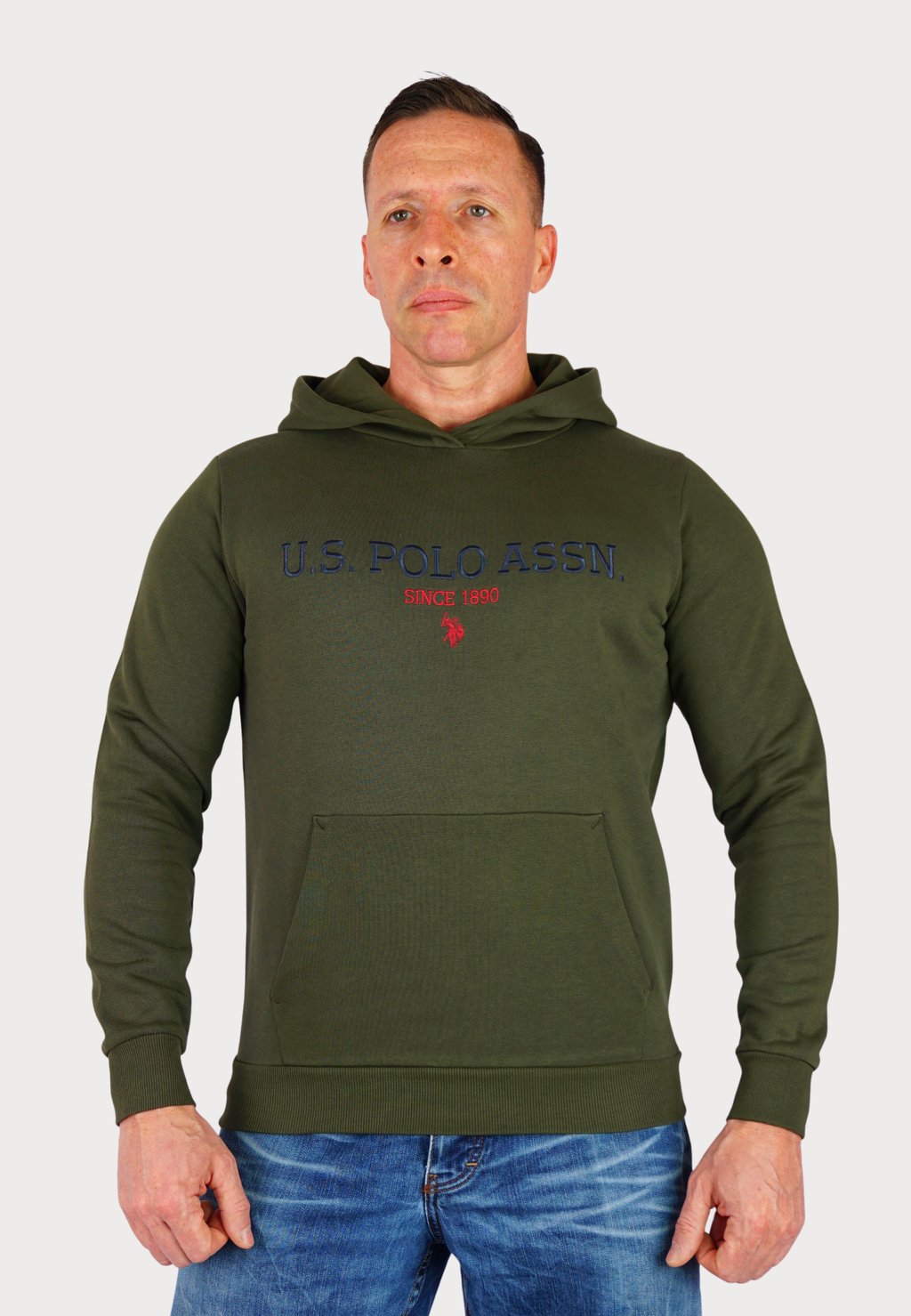 

Толстовка U.S. Polo Assn., оливковый