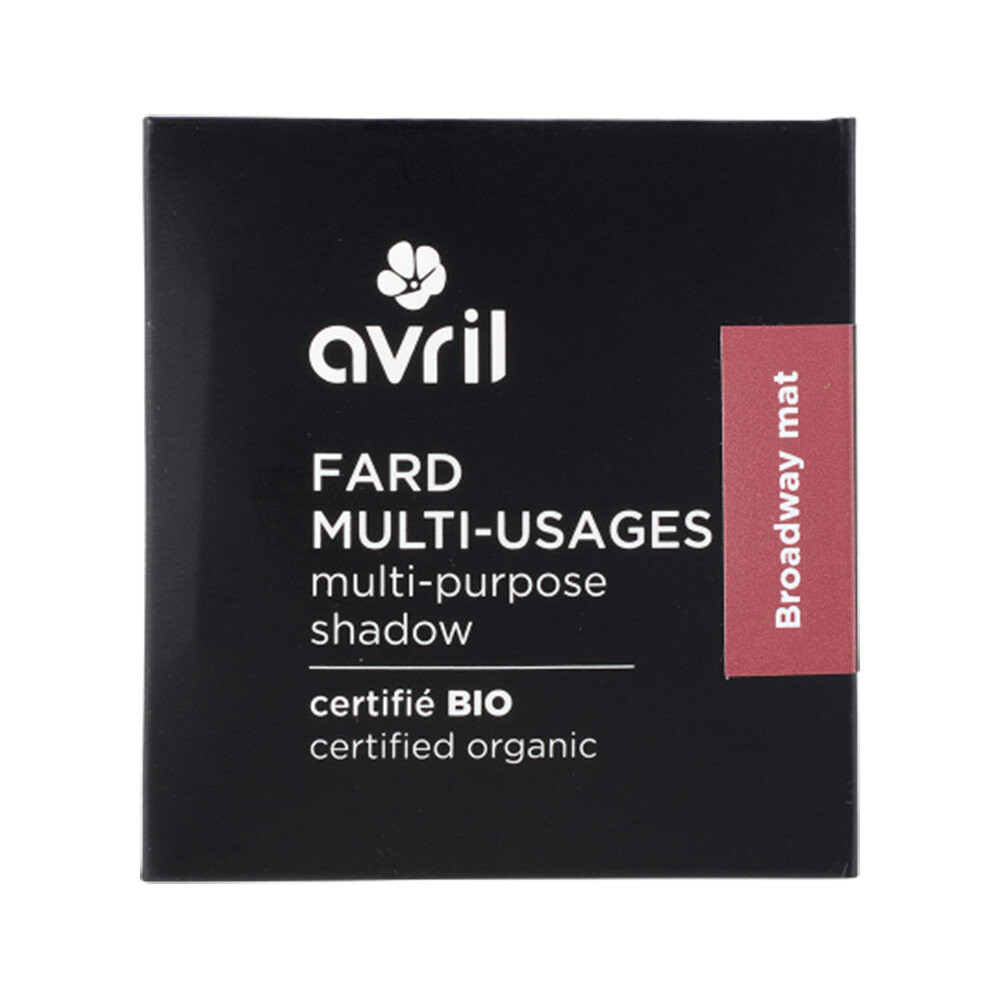 

Avril, Сертифицированные органические тени для век, Broadway Mat