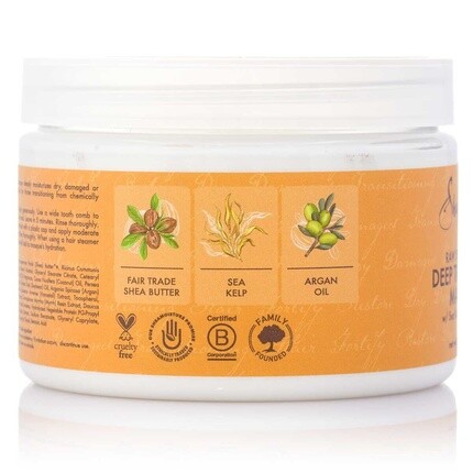 Маска для глубокого лечения с сырым маслом ши, 12 унций, 355 мл, Shea Moisture — фото 2