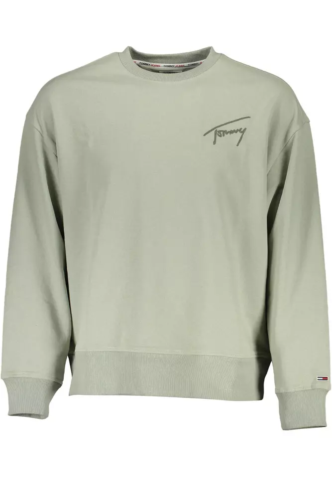 

Зеленый хлопковый мужской свитер Tommy Hilfiger