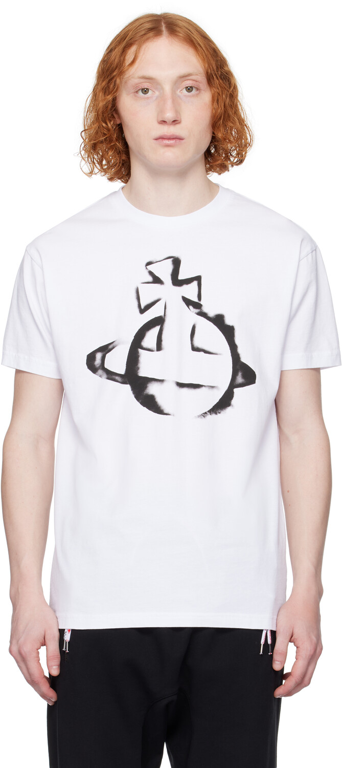 

Футболка Stencil Orb Classic Vivienne Westwood, белый