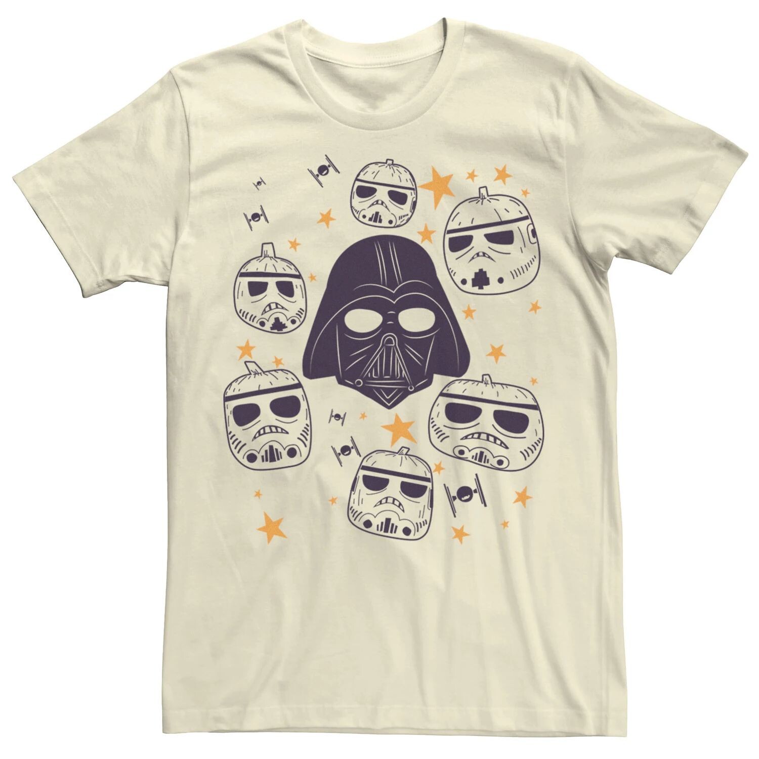 

Мужская футболка с рисунком Darth Vader & Trooper Pumpkins Star Wars