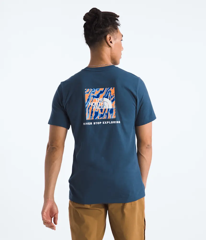 

Мужская футболка Core Wavy Lines Box NSE с коротким рукавом The North Face, Shady Blue