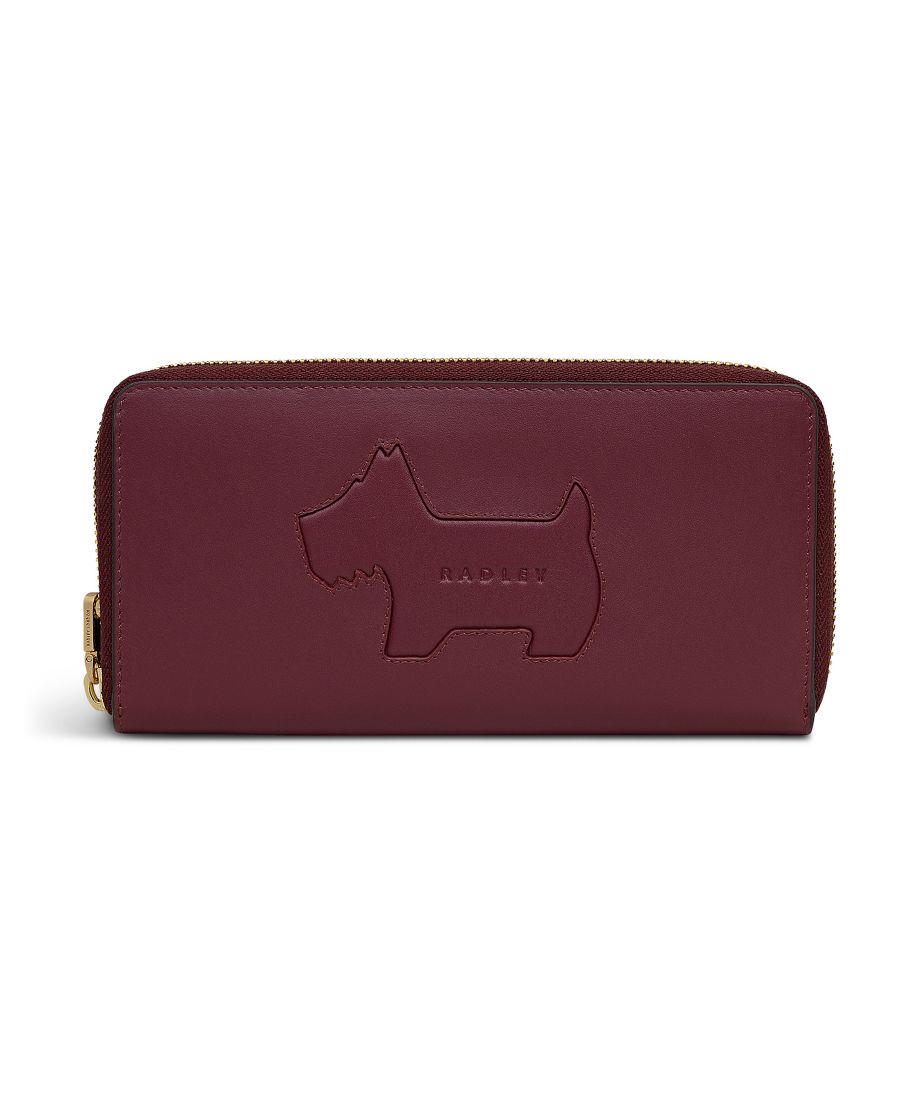 

Большой кошелек Hadley Lane на молнии Radley London, Dark Cherry