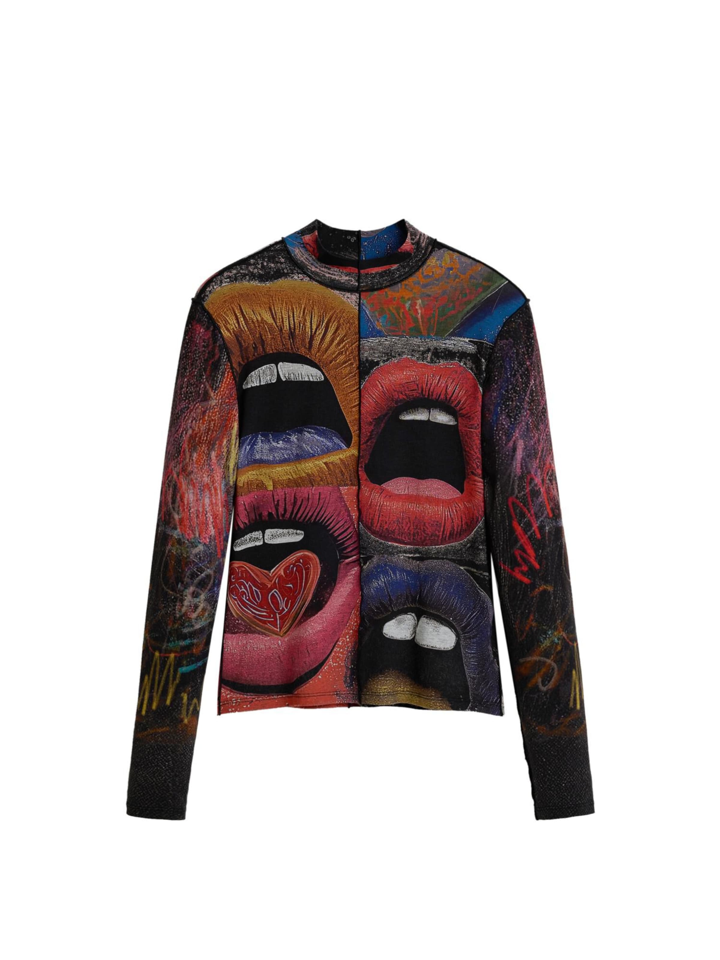 

Desigual Лонгслив в черном цвете