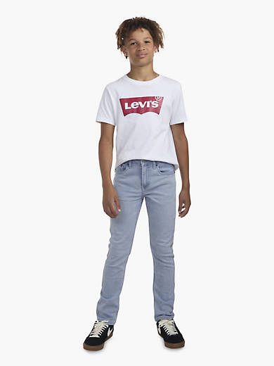 

512 Узкие зауженные джинсы Strong Performance для больших мальчиков 8-20 Levi's, цвет Make Me - Light Wash