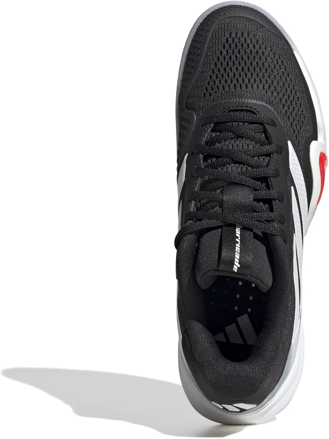 Кроссовки теннисные adidas Barricade 14 Clay, Black/Zero Metallic/Lucid Red — фото 2