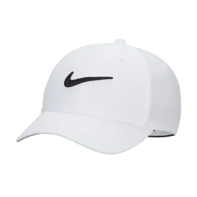 

Бейсболка Nike Dri-FIT Club Structured Swoosh Cap, белый/черный