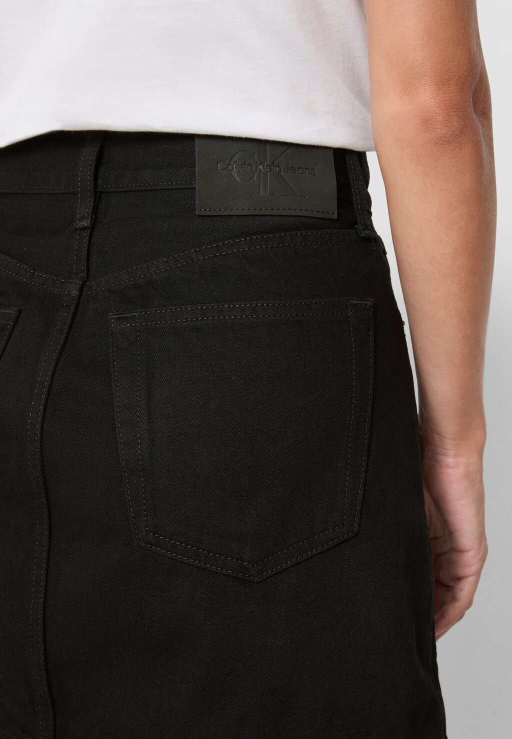 

Юбка А-силуэта HERO HIGH RISE SKIRT Calvin Klein Jeans, черный