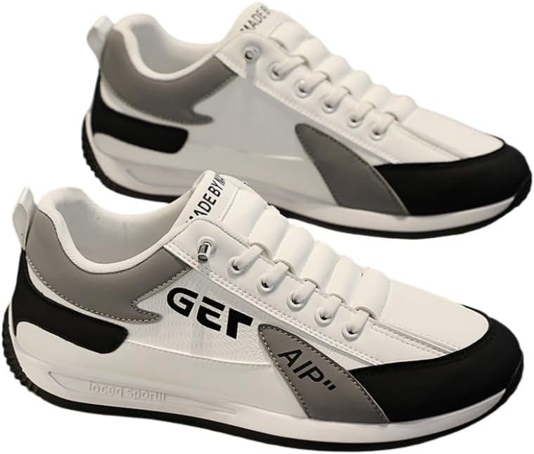 

Мужские легкие повседневные спортивные кроссовки- мягкий и удобный верх, противоскользящая подошва из ПВХ. Подходят для ходьбы и тренировок Clolinde, белый