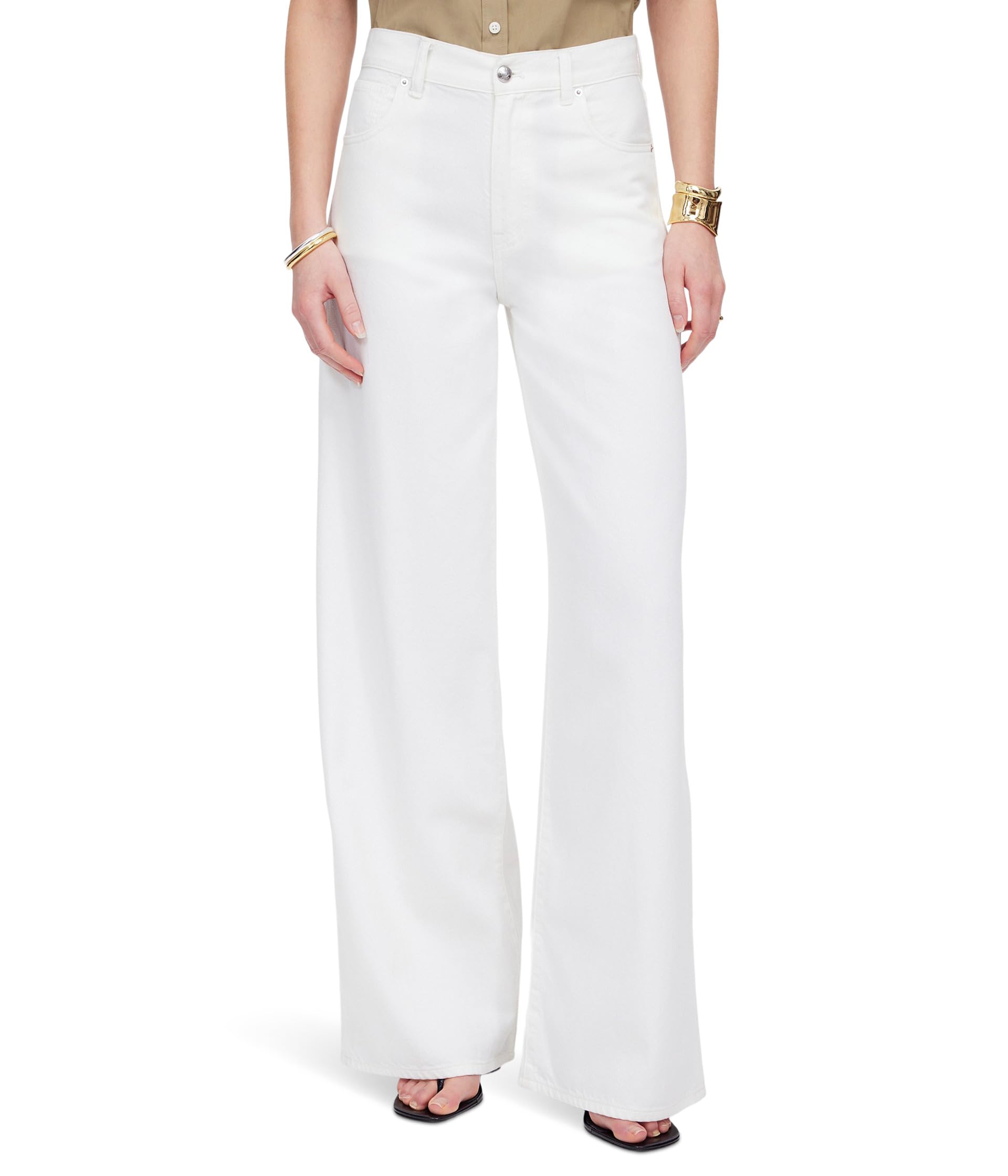 

Джинсы Madewell Superwide in Tile White, цвет Tile White