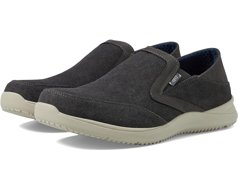 

Кроссовки Nunn Bush Conway EZ Canvas Moccasin Toe Slip-On Easy Slip-In Loafer, серый