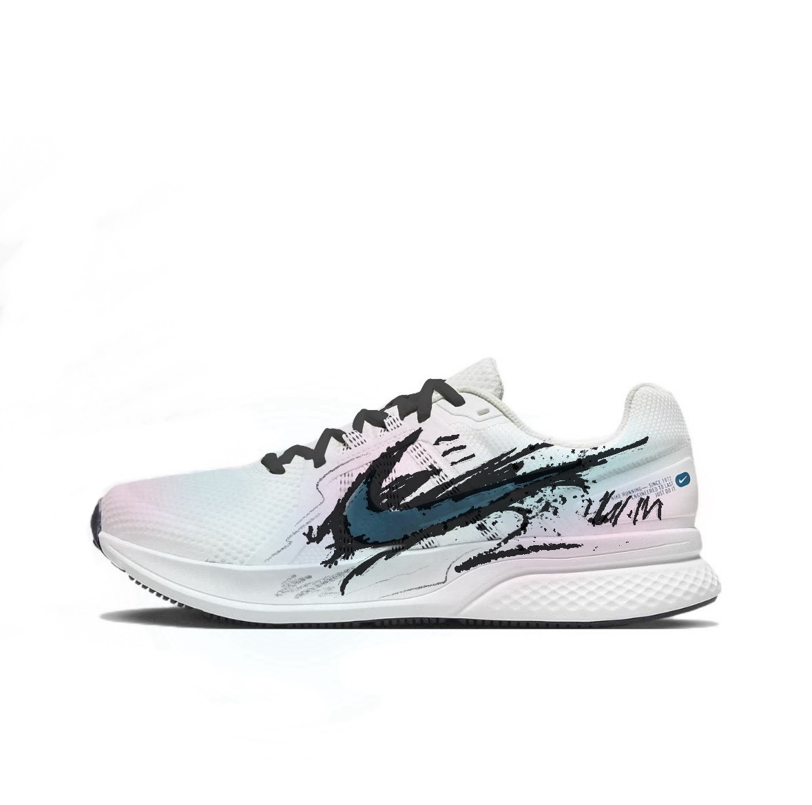 

Беговые кроссовки Run Swift 2 с амортизацией, противоскользящие, низкие, мужские Nike, Ink Light Dash