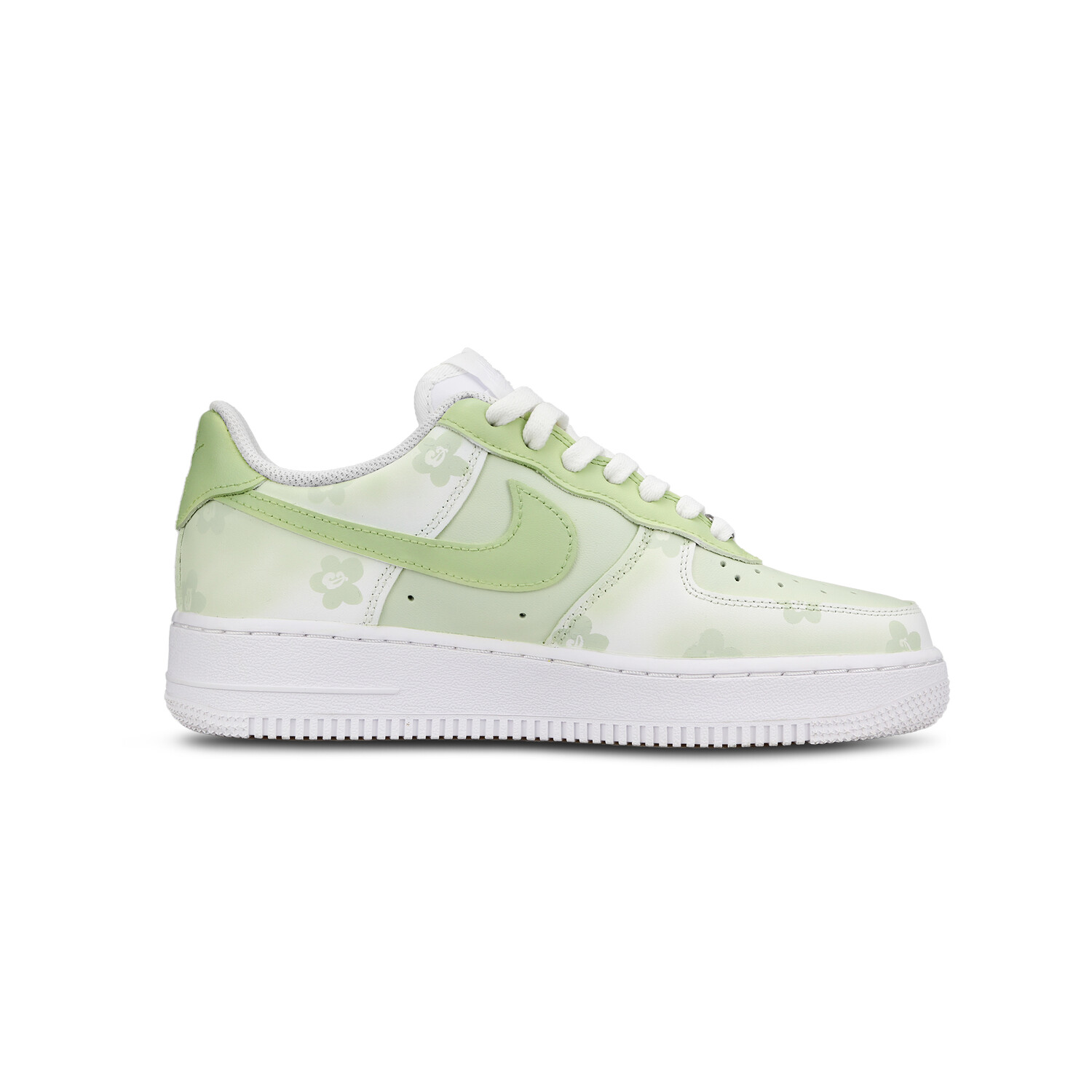 Кроссовки Nike Air Force 1 Skateboarding Shoes Women's Low-top Green/White, цвет Matcha — фото 2