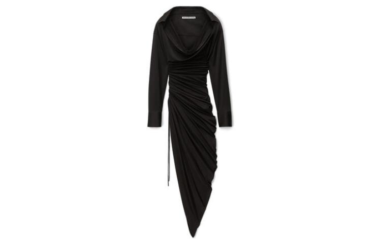 

Асимметриальное платье Alexander Wang, черный