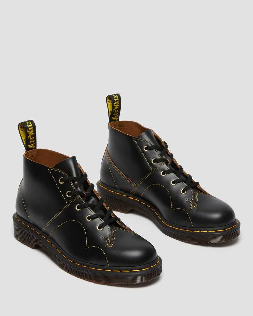Винтажные сапоги Church Vintage Monkey Boots Dr Martens, черный — фото 4