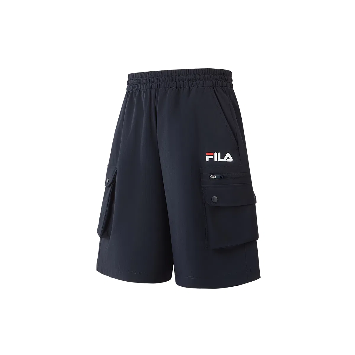 Шорты в стиле милитари FILA KIDS королевский синий — фото 4