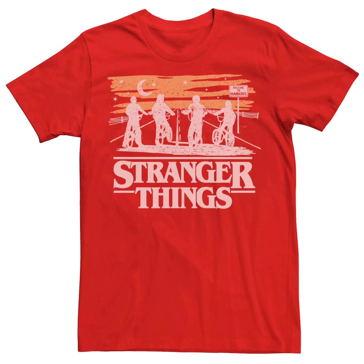 

Мужская футболка Netflix Stranger Things Night Silhouettes Licensed Character