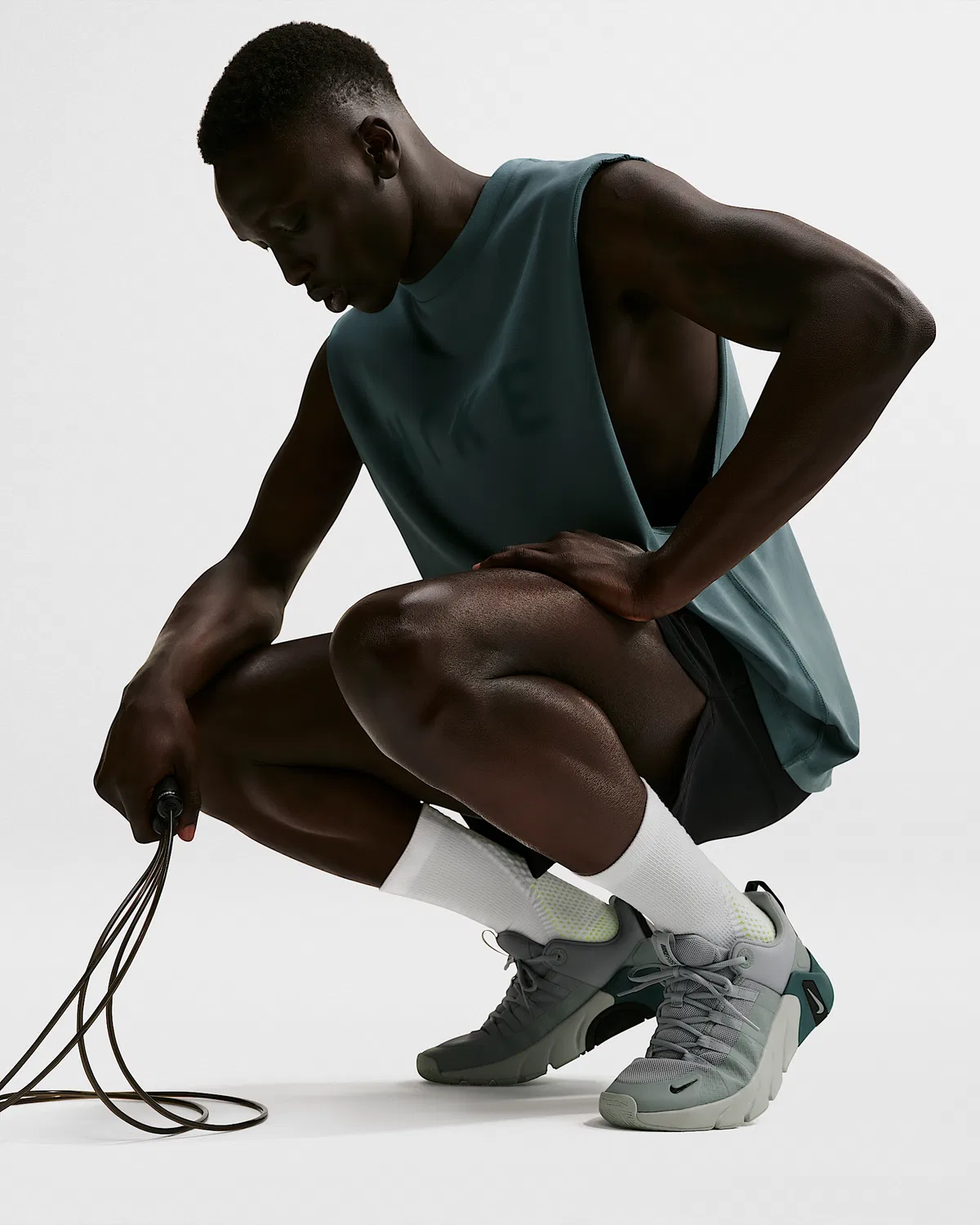 Dri-FIT ADV Cushioned Crew Socks (1 пара) Nike Unicorn, White/Volt/Black — фото 4