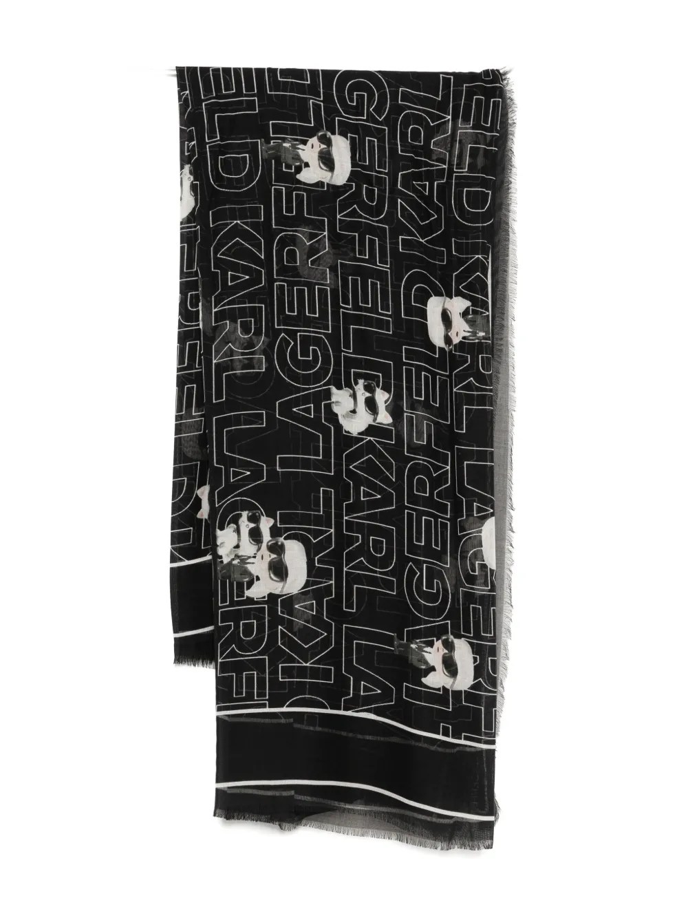 

Шарф Ikon KARL LAGERFELD, черный