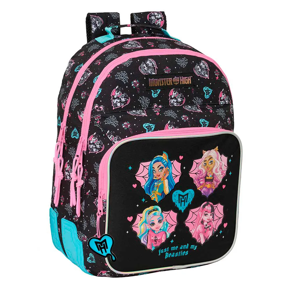 

Рюкзак Safta Monster High 20 л, 32x42x15 см, черный